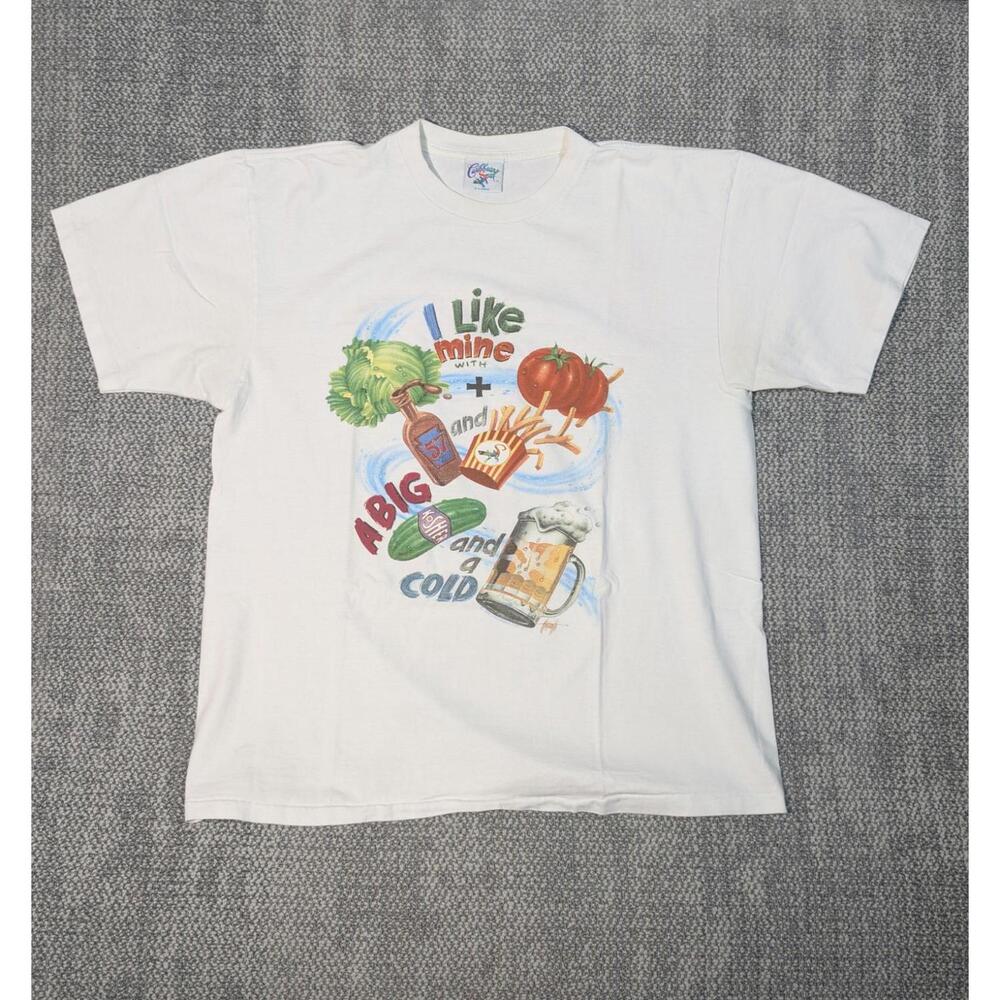 Vintage 1995 Jimmy Buffett Cheeseburger In Paradise Shirt XL